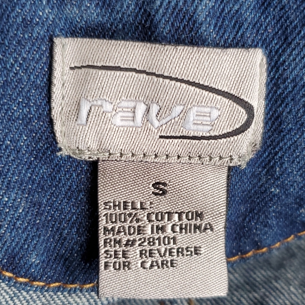 Unique Rave Jean Jacket –Size Small - Picture 11 of 13
